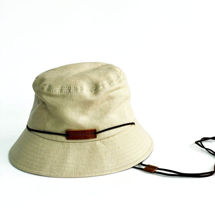 หมวก-fisherman-linen-hat-creme