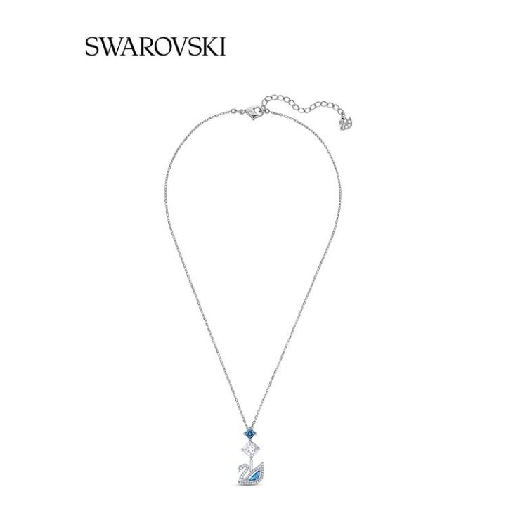 ของแท้-100-swarovski-สร้อยคอ-swarovski-แท้-dazzling-swan-y-necklace-จี้หงส์-ส้อยคอแฟชั่น-สร้อยคอพร้อมจี้-พร้อมจัดส่งจากประเทศไทย