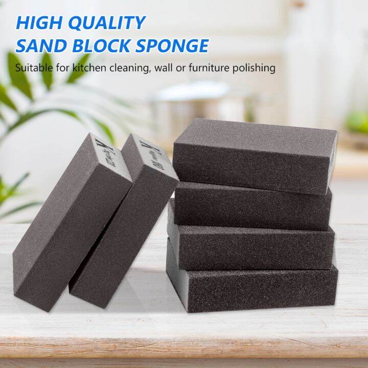 6pcs-120-1000-grits-wet-amp-dry-sanding-sponge-block-abrasive-foam-pad-gray-for-wood-wall-kitchen-cleaning-hand-grinding