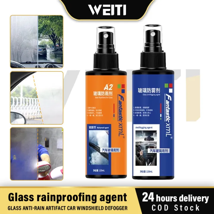 120ML Car Glass Rainproof And antifogging Agent Spray Helmet Car Front