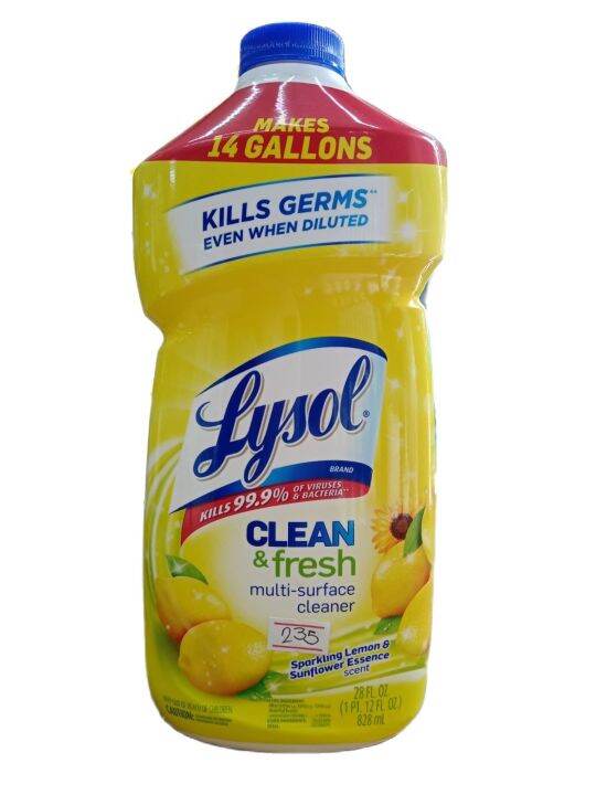 LYSOL CLEAN & FRESH MULTISURFACE CLEANER 828mL Lazada PH