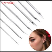 521YIANEE 5PCS ผสม จมูกหู 316สแตนเลส เข็มเจาะ เครื่องประดับ สตั๊ดสะดือ เข็มเจาะร่างกาย