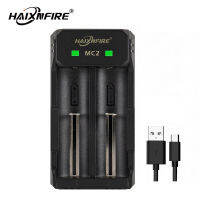 HaixnFire MC2เครื่องชาร์จแบตเตอรี่,อะแดปเตอร์แบตเตอรี่ลิเธียมชาร์จอัจฉริยะอเนกประสงค์18650 21700 26650