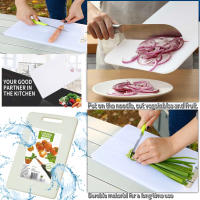 เขียงอเนกประสง Cutting Board เขียง เขียงพลาสติก ขนาด 36x24 cm เขียงพลาสติกสี เขียงบรอดรองมีด หั่น ซอย สไลด์ มืออาชีพ วัสดุบรอดพลาสติก ABS T1103