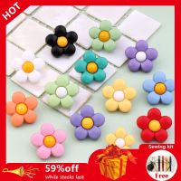 10pcs Colorful  Flower Cartoon Buttons Childrens Coat Decorative Button 15mm/18mm Baby Clothes Diy Sewing Button Haberdashery