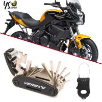 สำหรับ Kawasaki Versys 650 1000 X300 VERSYS 2019 2020 2021 2022เครื่องมืออุปกรณ์เสริมรถจักรยานยนต์ชุด Obeng Reparasi ล็อคหมวกนิรภัย