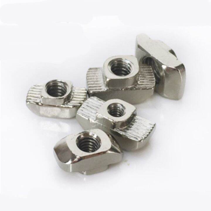 10-100pcs-m3-m4-m5-m6-m8-t-nut-t-nut-hammer-drop-in-sliding-nut-fasten-1515-2020-2525-3030-4040-4545-eu-aluminum-extrusion