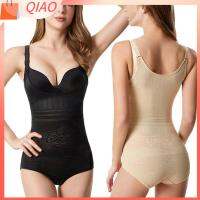 QIAO ยกก้นยก Bodysuit shapewear การควบคุมหน้าท้อง ไร้รอยต่อไร้รอยต่อ ชุดกระชับสัดส่วน ปลอกรัดหน้าท้อง ร่างกายบีบอัด ชุดชั้นในกระชับสัดส่วน สำหรับผู้หญิง