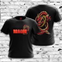 New Fashion shirt naga baju dragon tshirt high grade cotton lengan pendek baju lelaki 2023