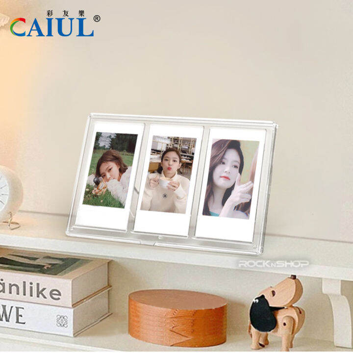 Caiul 3-inch Triple Acrylic Table Photo Frame for Mini12/11/9/8/Evo ...