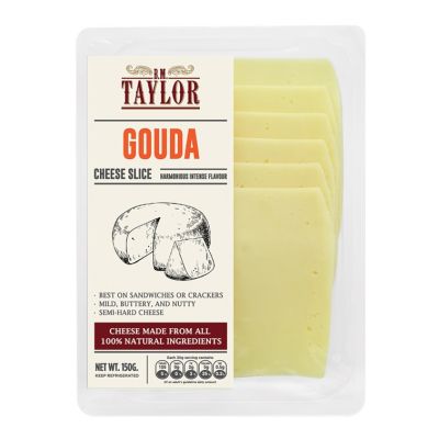Premium import🔸( x 1) Taylor Natural Cheese Slice 150 g.  เนเชอรัล ชีสสไลด์ ตราเทลเล่อร์ มี 4 แบบให้เลือก ขนาด 150g Edam [TL02]