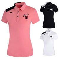 2023 New Style Golf Ladies Summer Short-Sleeved Quick-Drying Wicking Sports Breathable Stretchy Fashion Outdoor Womens Jersey T2302Summer