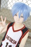 [COD] cos wig short hair light blue sunspot basketball anime AliExpress foreign trade hot spot wholesale