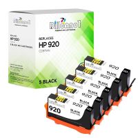 5PK CD971AN สำหรับ HP 920หมึกดำพร้อมชิปสำหรับเครื่องพิมพ์7000 6500