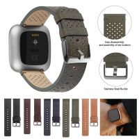 ✿❈✣ Leather Strap For Fitbit Versa 2 Smart Watch Watchband Wrist Band Correa de reloj bracelet de montre pasek do zegarka