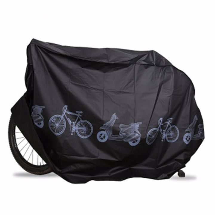 เคสจักรยาน210x100ซม-อุปกรณ์รถจักรยานผ้าคลุมฝุ่นกันฝุ่นสีเทาทนทาน