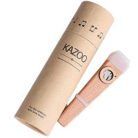 【Moon Musical】ไม้เนื้อแข็ง Kazoo ขลุ่ยไม้คลาสสิก Kazoo กีตาร์อูคูเลเล่ประกอบกีตาร์อูคูเลเล่ประกอบของขวัญวันเกิดสำหรับเด็กและ