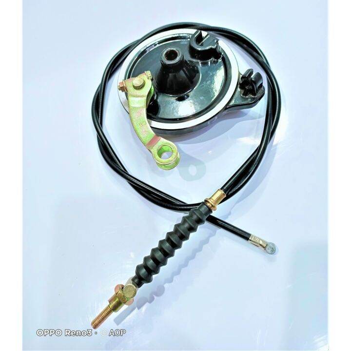 ebike front drum brake assembly with cable set of drum brake system for complete replacement