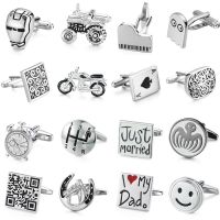 【hot】 plated silver hand fashion mens Cuff Links retro style French cuff wedding party gifts