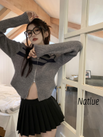 Natlux เสื้อกันหนาว ผญ เสื้อแขนยาว เสื้อกันหนาว สไตล์ ทันสมัย ทันสมัย นุ่มนวล WMY23907R4 38Z230918