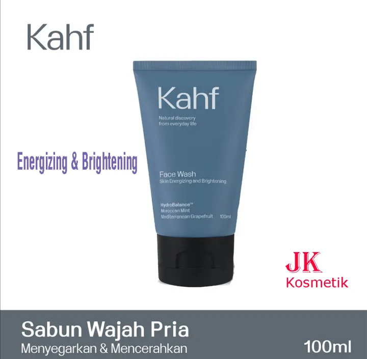 Kahf Face Wash Energizing and Brightening 100 ml Lazada Indonesia