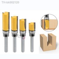 ❇▽ 4pcs 1/4 Shank Flush Trim Router Bit Pattern Bit Top Bottom Bearing 1/2 Blade Template Edge Wood Trimmer Cutter Carpenter