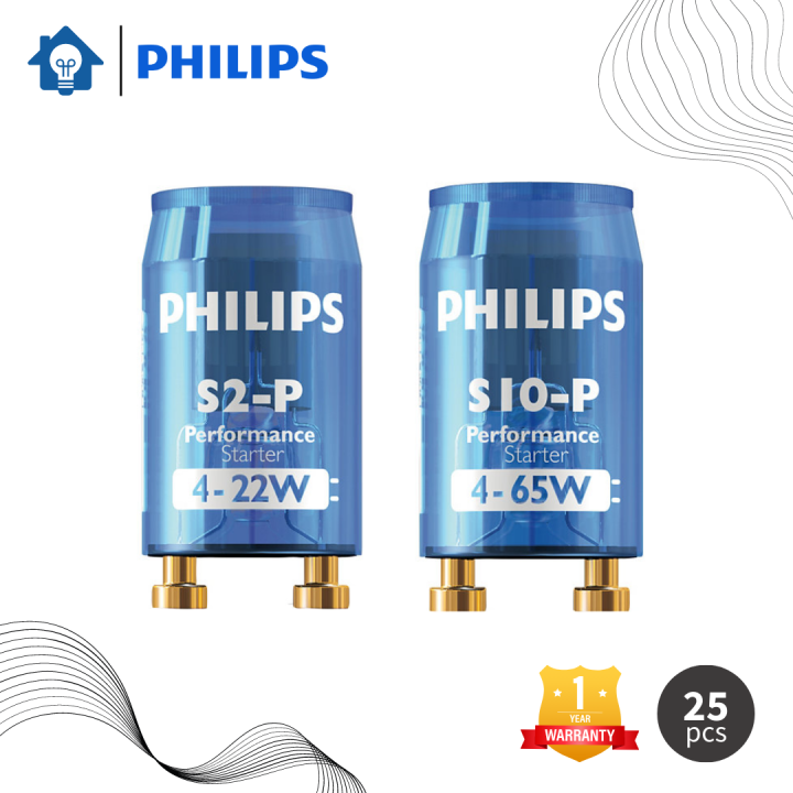 Philips TLD S2 S10 Fluorescent Safety Starter ( 25 pcs )