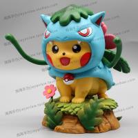 Pokemon Pikachu Cosplay Figure Kawaii Charizard Blastoise Venusaur Gengar Action Figurines Model Doll Toys For Children Gift