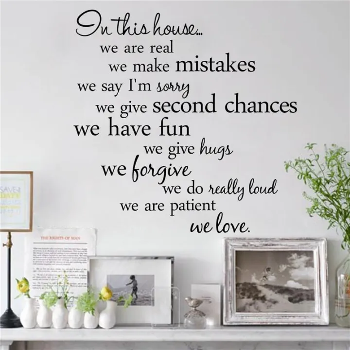 Vinyl Wall Decal Words Quote Art Sticker Mural Home Lettering Decor Removable 