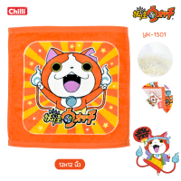 ของแท้ 100% JHC Towel  ผ้าขนหนู ผ้าเช็ดหน้า ลิขสิทธิ์ Yokai watch YK-1501 ขนาด 12*12 นิ้ว /  30*30 ซม