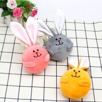 5pcs Kawaii Plush Rabbit Doll Clothes Bag Pendant Wedding Stuffed Animals Cartoon Small Mini Rabbit Toy Mobile Phone Chain
