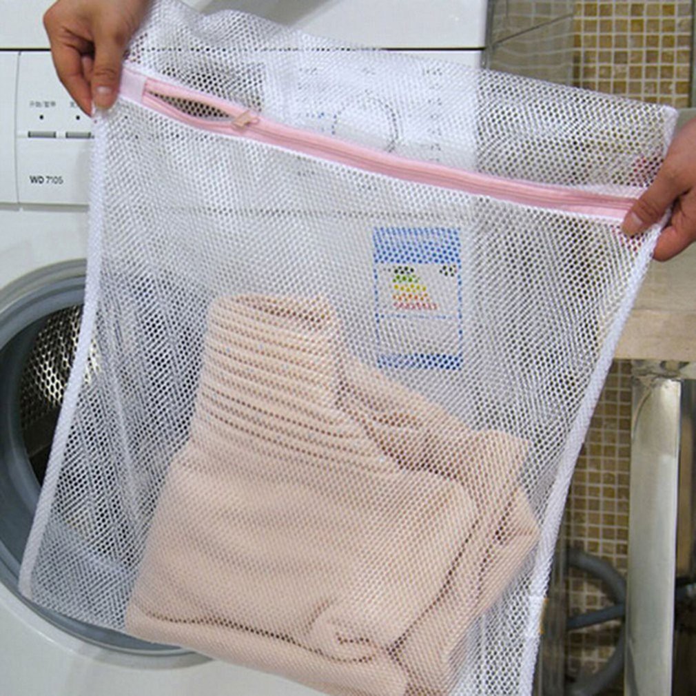 Zipped Square Small Size Laundry Bag UnderwearClothes Bra  Machine Washing Bag 