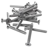 20 Pcs Stainless Steel Countersunk Screws, Hexagon Socket Hex Key Bolts x 30mm