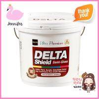 สีน้ำทาภายนอก DELTA SHIELD BASE C กึ่งเงา 2.5 แกลลอนWATER-BASED EXTERIOR PAINT DELTA SHIELD BASE C SEMI-GLOSS 2.5GAL **บริการเก็บเงินปลายทาง**