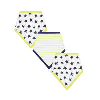 ผ้ากันเปื้อนเด็กเล็ก mothercare star muslin dribbler bibs - 3 pack UA008