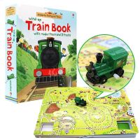 Wind Up รถไฟภาษาอังกฤษ Original ลูกโป่งสีรุ้ง Track Book หนังสือของเล่น Big รูปแบบกระดาษแข็ง Wind Up Series