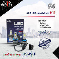 ?F4 AX8 LED หลอดไฟหน้า H11 จำนวน 1 คู่?