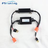 Fstuning 2ชิ้นรถ H1 H3 H7 H11 9006 Hb3 Hb4 Led Canbus Decoder ตัวเตือนยกเลิกข้อผิดพลาดในการไฟหน้ารถมอเตอร์ไซค์แบบ Led ตัวเก็บประจุตัวต้านทานโหลด