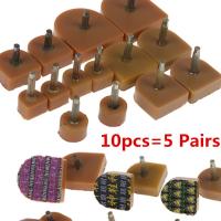 【YF】№  10pcs 5Pairs Qualiy Heel Shoes Repairs Tips Pin Dowels Lifts