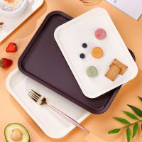 【CC】♠◎ﺴ  Service Tray Plastic Storage Dish Serving Dessert Supplies