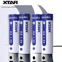 XTAR 1.5V Li-ion Battery AA แพ็ค 4 ก้อน ใช้ทดแทนถ่านอัลคาไลน์