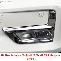 ABS ปลอกเบรคโคมไฟหมอกกันชนหน้าโครเมียมสำหรับ Nissan X-Trail X Trail T32โกง2017 2018 2019 2020อุปกรณ์เสริม