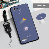 สำหรับ OPPO A33/นีโอ7/A35 2015/F1/F1f/F1w/F1fw/A37/นีโอ9/กระจก5/R1201/A52/A92เคสซิลิโคนนิ่มพร้อมห่วงและเชือก