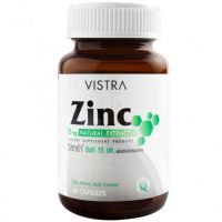 VISTRA ZINC 15 mg 45 เม็ด วิสทร้า ซิงก์