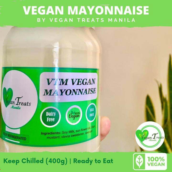 Vegan Mayonnaise by Vegan Treats Manila 400g(Plantbased, Vegan, Dairy