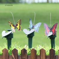 【Ready Stock】 ✙❀ D50 ※SL Solar Powered Fluttering Fake Butterfly Yard Garden Stake Ornament Decor