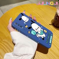 Jlingji เคสสำหรับ Vivo S1 Pro Y9s การ์ตูน Pochacco นุ่มเคสมือถือด้านข้างบางลายขอบสี่เหลี่ยมเคสซิลิโคนนิ่มเคสป้องกันการกระแทก