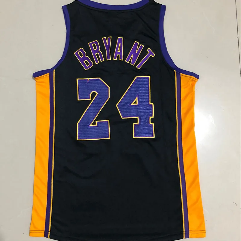 Men's Los Angeles Lakers Kobe Bryant Mitchell & Ness Gold/Purple Authentic Reversible  Jersey