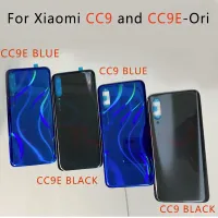 Mi9 Lite หลังกระจกฝาครอบแบตเตอรี่ประตูเคสด้านหลังสำหรับ Xiaomi Mi CC9 CC9e เคสโทรศัพท์ฝาพร้อมเทปกาวใหม่ของแท้