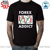 Retrochy Forex Stock Trader Market Analyst T Shirt Funny Forex Addict T-shirt Forex Addiction Trading Candlestick Physique Shirt XS-4XL-5XL-6XL